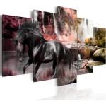 Tableaux Paris Prix multicolores en pin à motif chevaux en promo 