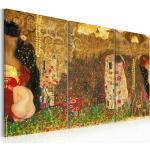 Tableaux triptyques artgeist multicolores Gustav Klimt 