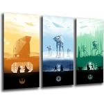 Posters multicolores Star Wars Dark Vador modernes 
