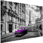 Décorations violettes à motif voitures 
