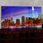 Tableau sur verre motif New York décoration à suspendre DEC04020