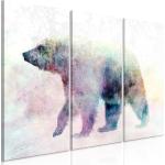 Tableaux sur toile en bois à motif ours modernes 