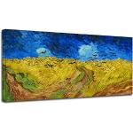 Posters multicolores en bois Van Gogh 