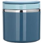 Lunch boxes isothermes bleues en acier inoxydables 