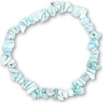 Bracelets porte-bonheurs pour la Saint-Valentin bleues claires en caoutchouc fait main look fashion pour femme 