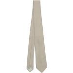 Cravates en soie Tagliatore beiges à perles Tailles uniques pour homme 