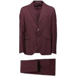 Vestes de costume Tagliatore rouge bordeaux en laine Taille XL pour homme 