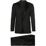 Vestes de costume Tagliatore noires en viscose à manches longues Taille XL pour homme 