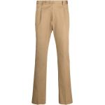 Pantalons de costume Tagliatore beiges en viscose stretch Taille 3 XL pour homme en promo 