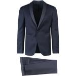 Vestes Tagliatore bleues en laine Taille XXL pour homme 