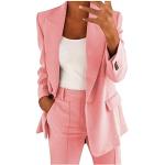 Tailleurs pantalon de mariage roses à carreaux Taille 5 XL look fashion pour femme 