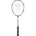 Talbot-Torro, raquette d'initiation ELI JUNIOR 58cm, manche et tamis isométrique adaptés à l'apprentissage du badminton, noir-jaune-bleu, #419613