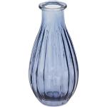 Vases design Talking Tables bleu marine en verre à motif fleurs 