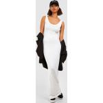 Robes longues de soirée Boohoo blanc d'ivoire longues Taille XL look casual pour femme en promo 