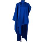 Robes de soirée longues bleu roi en viscose à franges à manches longues Tailles uniques pour femme 
