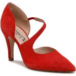 Chaussures habillées Caprice rouges à talons aiguilles pour femme 