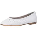 Chaussures casual de mariage Tamaris blanches en cuir Pointure 39 look casual pour femme 