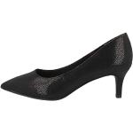 Escarpins talon aiguille Tamaris noirs à talons aiguilles pour pieds étroits Pointure 37 look fashion pour femme 