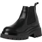 Bottines Tamaris noires en cuir pour pieds étroits Pointure 37 look fashion pour femme 