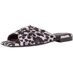 Sandales plates Tamaris noires à effet léopard Pointure 40 look fashion pour femme 