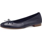 Chaussures casual Tamaris bleues en cuir Pointure 41 avec un talon jusqu'à 3cm look casual pour femme 