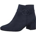 Chaussures montantes Tamaris bleu marine à fermetures éclair Pointure 36 look fashion pour femme 
