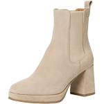 Boots Chelsea Tamaris blanc crème Pointure 41 avec un talon entre 7 et 9cm look fashion pour femme 