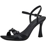 Sandales à talons Tamaris noires à talons aiguilles Pointure 35 avec un talon de plus de 9cm look fashion pour femme 