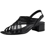 Sandales à talons Tamaris noires Pointure 39 avec un talon entre 3 et 5cm look fashion pour femme en promo 