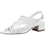 Sandales Tamaris blanches Pointure 40 look fashion pour femme en promo 