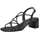 Sandales à talons Tamaris noires Pointure 35 avec un talon entre 5 et 7cm look fashion pour femme 