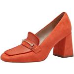 Chaussures trotteurs Tamaris orange en cuir Pointure 35 avec un talon entre 7 et 9cm look casual pour femme 