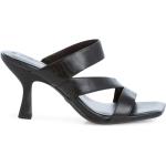 Sandales à talons Tamaris noires en cuir Pointure 37 look fashion pour femme 