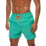 Boardshorts verts en nylon Taille XXL look fashion pour homme en promo 