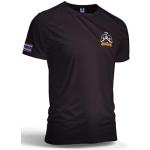 TAO T-Shirt Muay Thai Tshirt Sport Quick Dry Léger Respirant (Noir, Taille M)