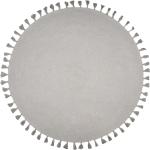 Tapis ronds Nattiot gris en coton diamètre 140 cm pour enfant 