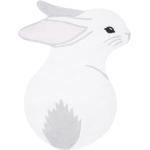 Tapis Lilipinso blancs en coton à motif lapins pour enfants pour enfant 