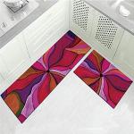 Tapis antidérapants multicolores lavable en machine 