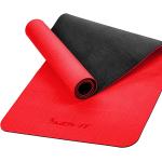 Tapis de fitness rouge 190 x 100 x 1.5 cm