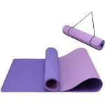 Tapis de yoga violet clair en latex 