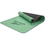 Tapis de yoga Reebok verts en caoutchouc en promo 