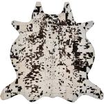Tapis peau de vache beiges nude patchwork en cuir de vache à motif vaches 