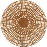 Tapis en polypropylene bronze diameter 160