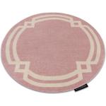 Tapis HAMPTON Lux cercle rose cercle 120 cm