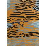 Tapis Rugvista orange à motif tigres 230x160 modernes 