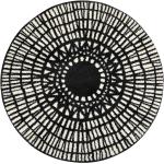 Tapis ronds gris en polypropylène 230x160 diamètre 160 cm 