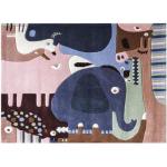Tapis puzzle animaux safari 2 (120 x 140 cm) AFKliving