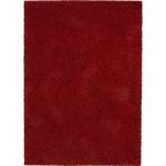 Tapis shaggy Benuta Swirls rouge foncé en polypropylène 133x190 pour enfant en promo 