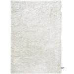 Tapis shaggy Benuta Whisper blancs en polyester 80x150 en promo 
