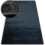 Tapis shaggy Dywany Łuszczów noirs en polyester 160x220 